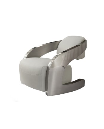 SILLON ·AMANDA· ACERO BLANCO